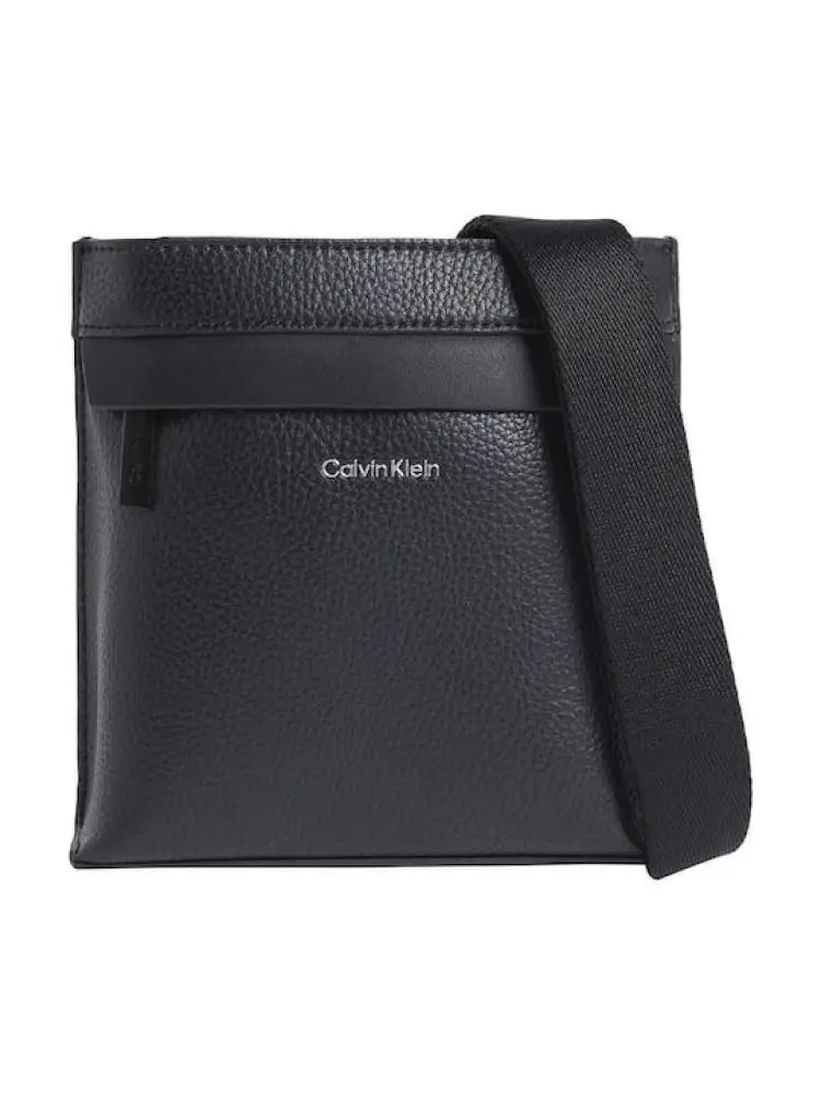 tracolla nera uomo mini logo