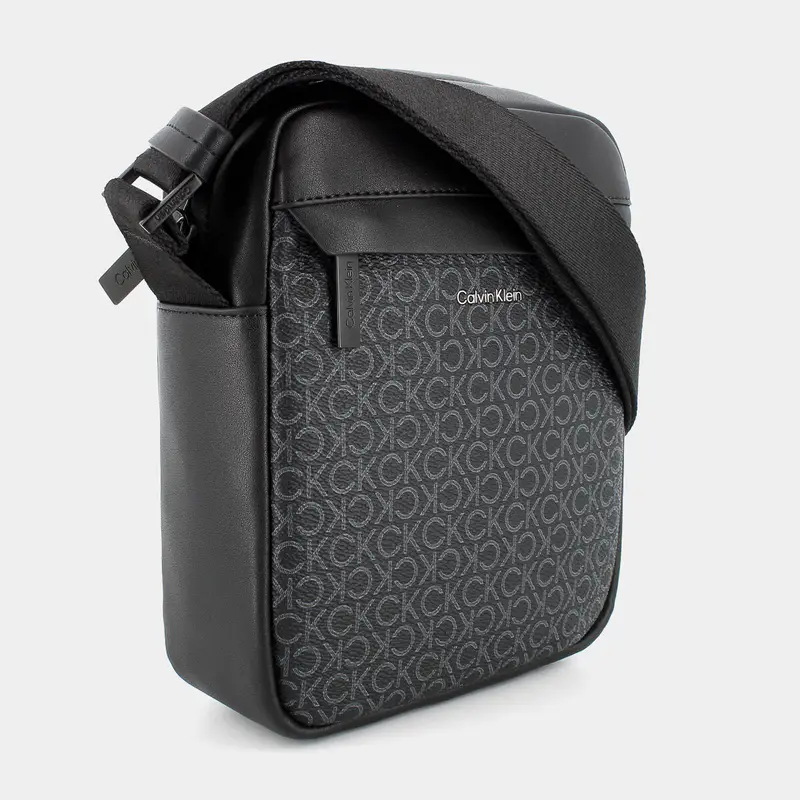 Tracolle Calvin Klein da Uomo, nero miniatura 2