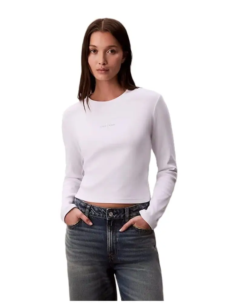 tshirt bianca donna con logo