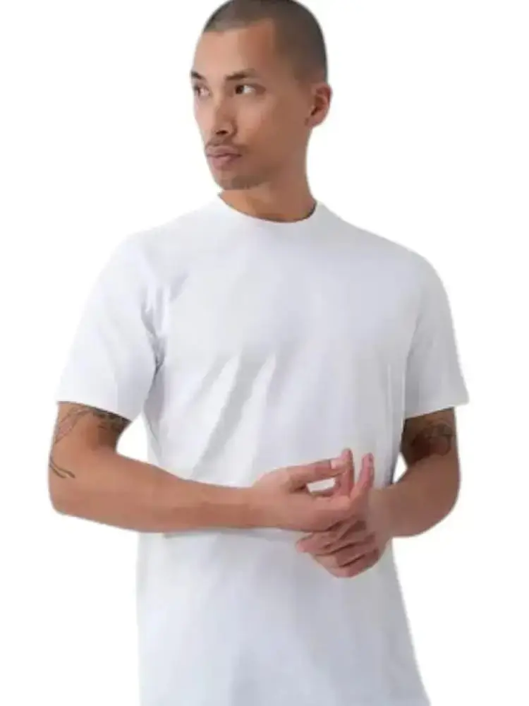 tshirt bianca uomo micro logo