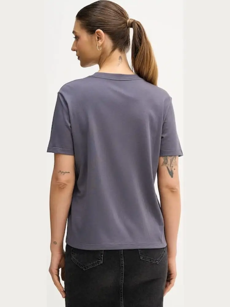 tshirt grigia donna maxi logo miniatura 2