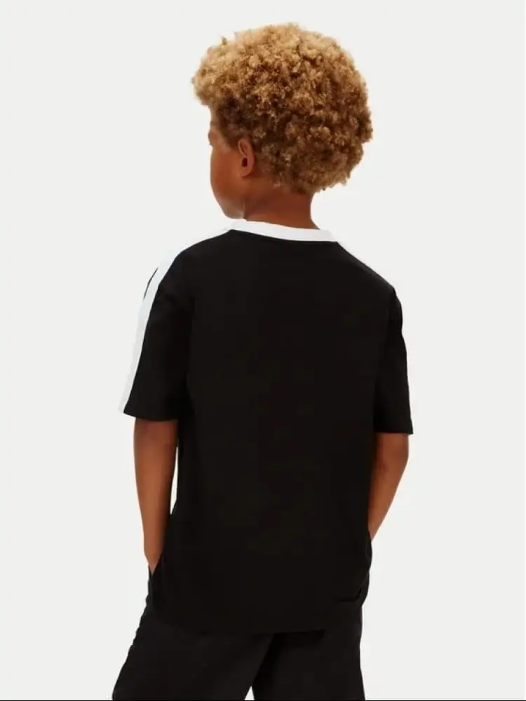 tshirt nera bambino maxi logo miniatura 2