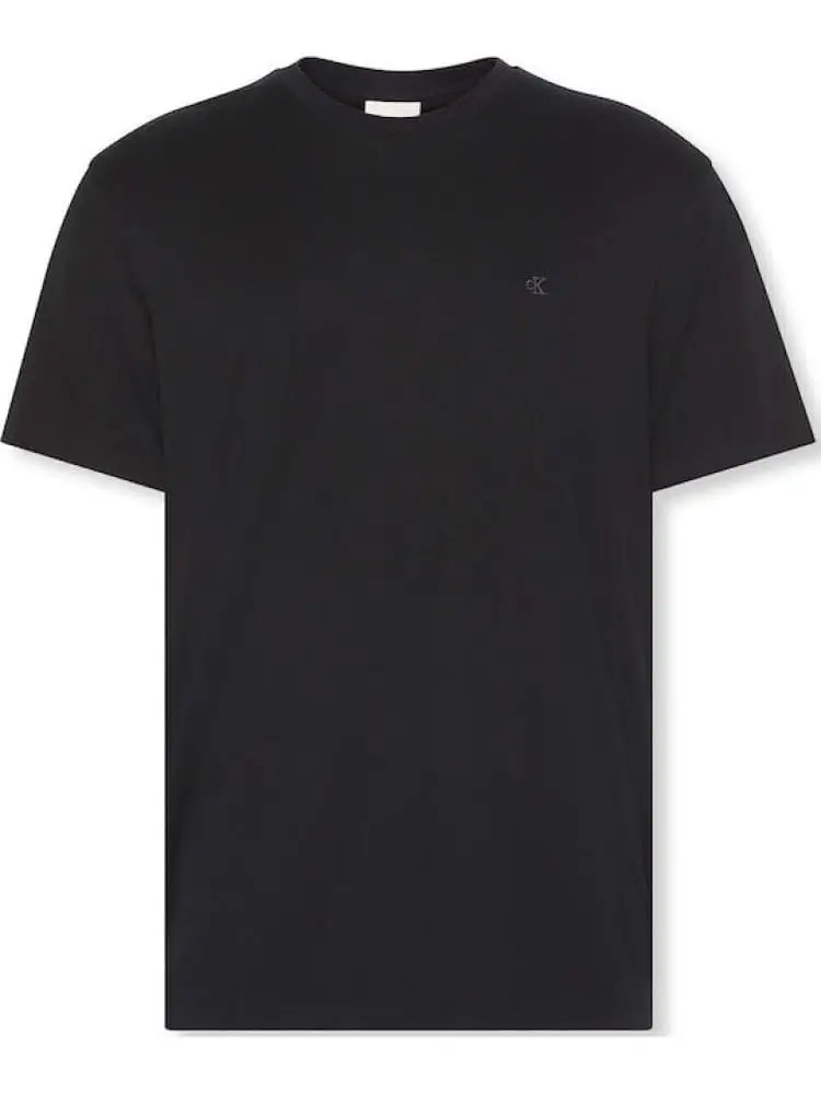 tshirt nera uomo mini logo