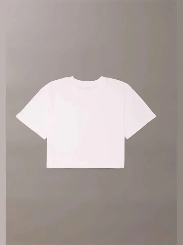 tshirt rosa chiaro bambina con logo miniatura 2