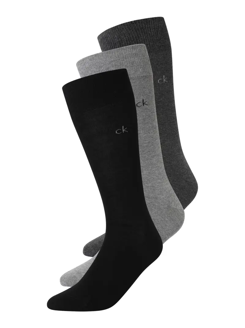 Calzino grigio scuro / grigio sfumato / nero