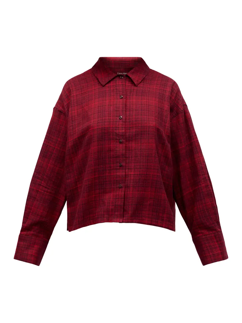 Camicia da notte rosso / borgogna