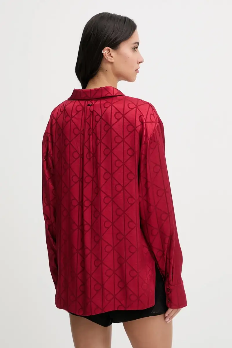 camicia da pigiama Rosso miniatura 2