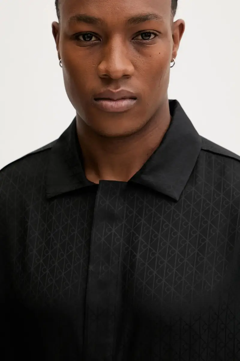 camicia da pigiama uomo colore nero LV00NM2946 miniatura 4