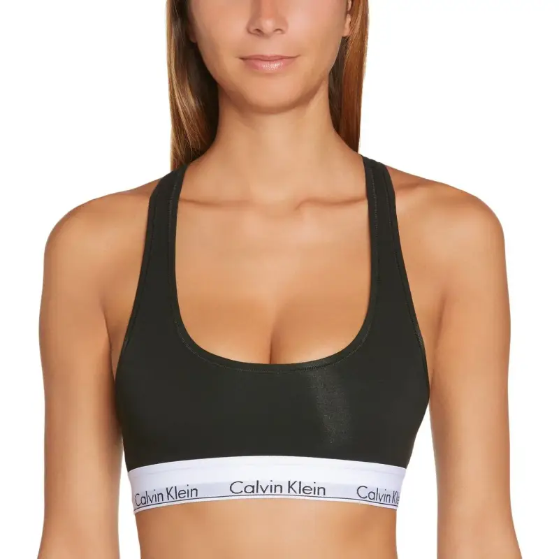 Intimo Donna Smanicato Grigio Melange Calvin Klein Underwear - black / XS