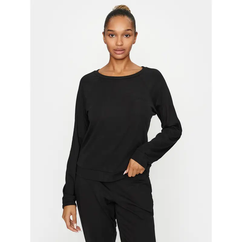 Maglietta del pigiama 000QS7003E Nero Regular Fit