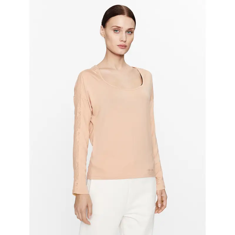 Maglietta del pigiama 000QS7006E Beige Regular Fit