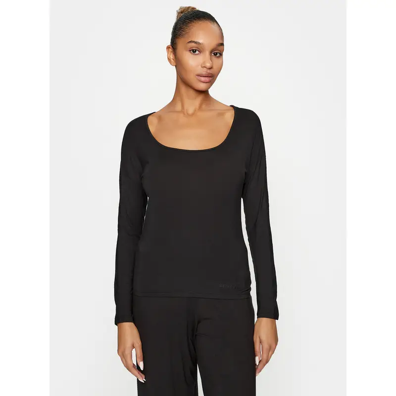 Maglietta del pigiama 000QS7006E Nero Regular Fit