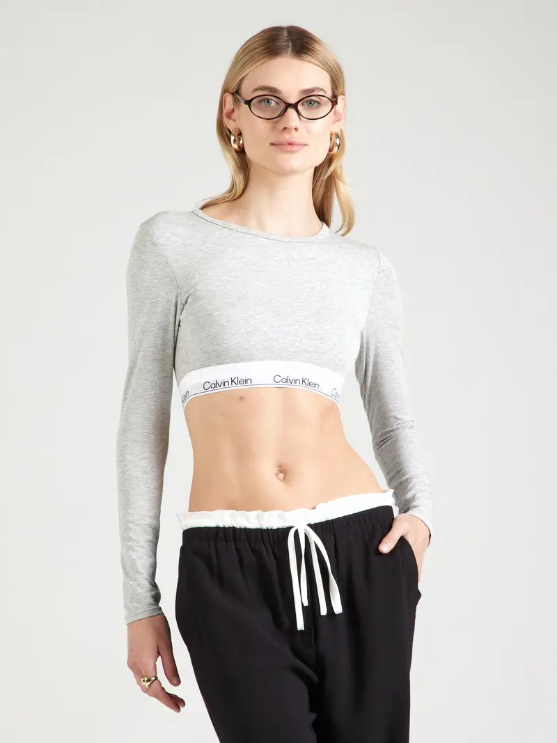 Maglietta intima grigio / nero / bianco miniatura 2