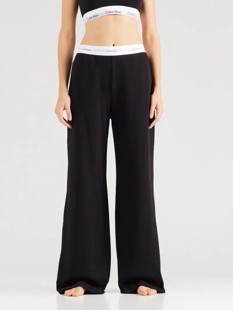 Pantaloncini da pigiama nero / bianco miniatura 2