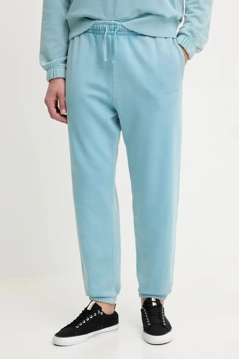 pantaloni tuta uomo colore turchese LV00NM2895