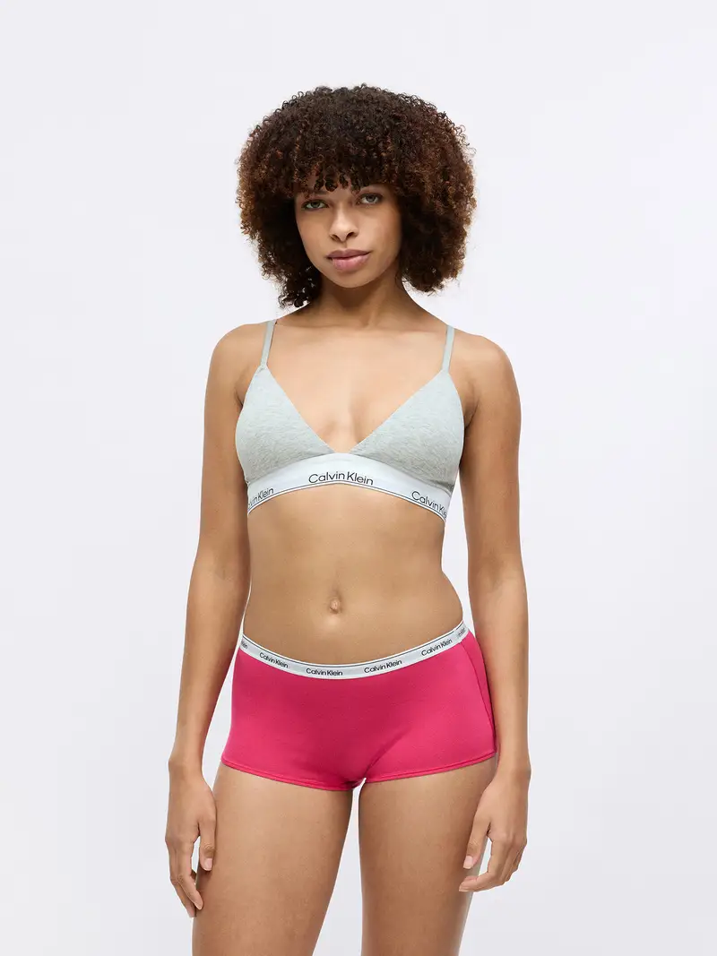 Panty grigio chiaro / rosa / nero / bianco miniatura 2