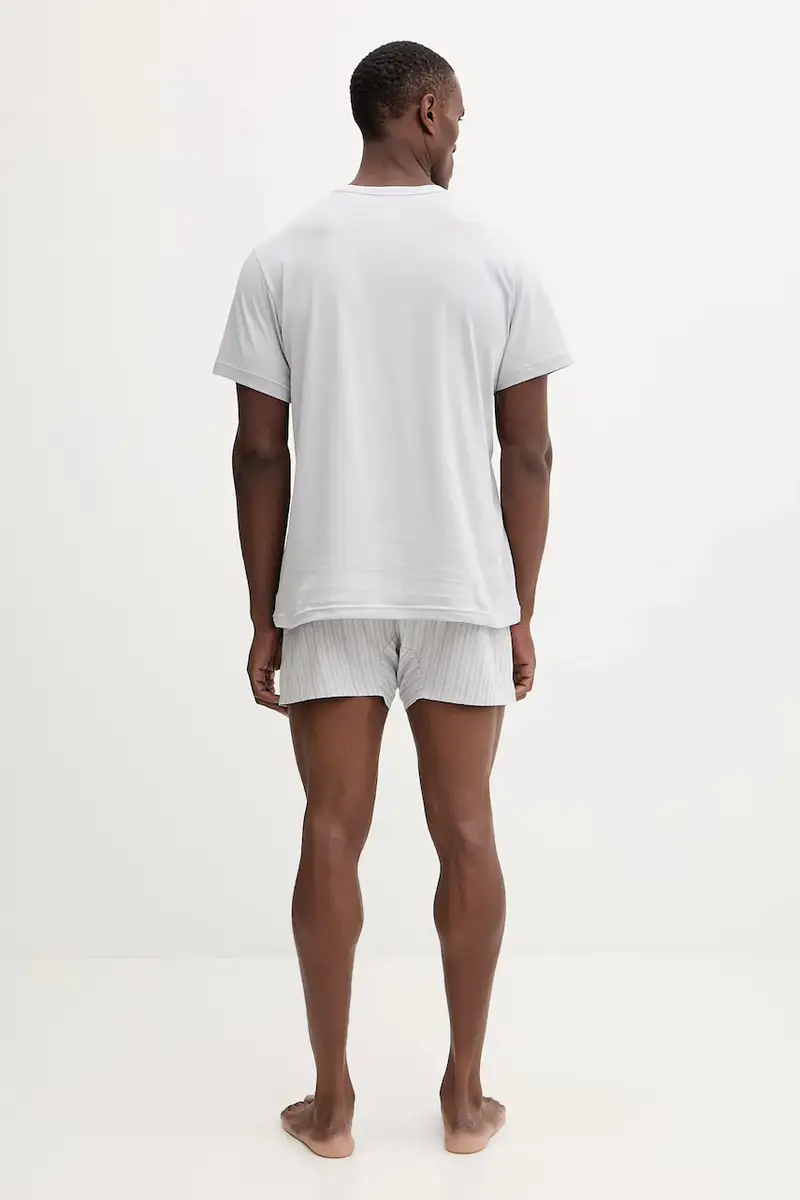 pigiama in lana colore grigio LV00NM2906 miniatura 2