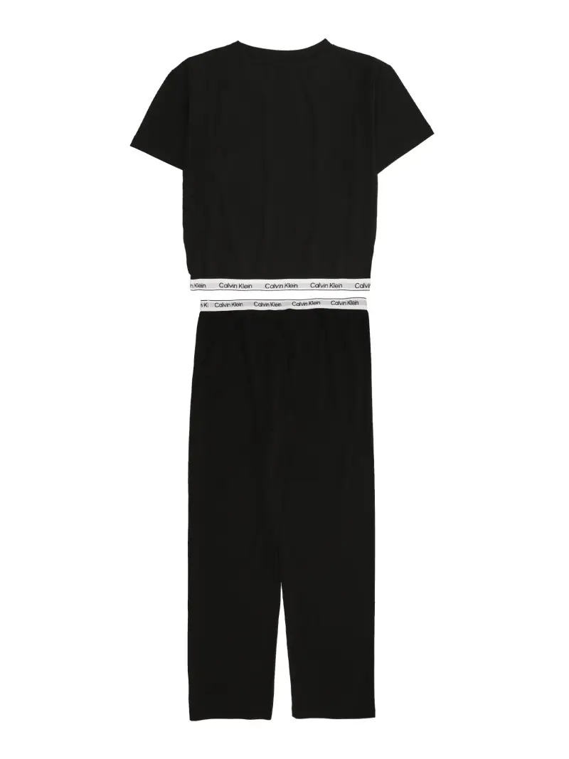 Pigiama nero / bianco miniatura 2