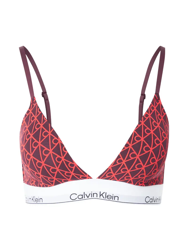 Reggiseno bacca / rosso chiaro / bianco