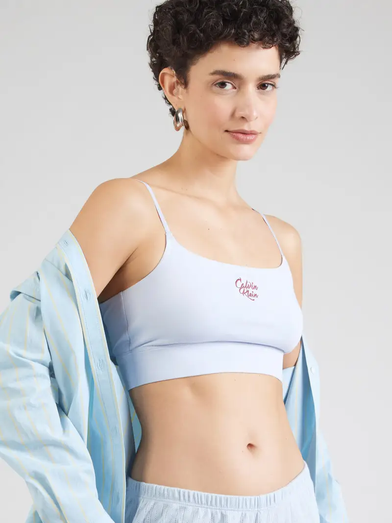 Reggiseno blu chiaro / rosso miniatura 2