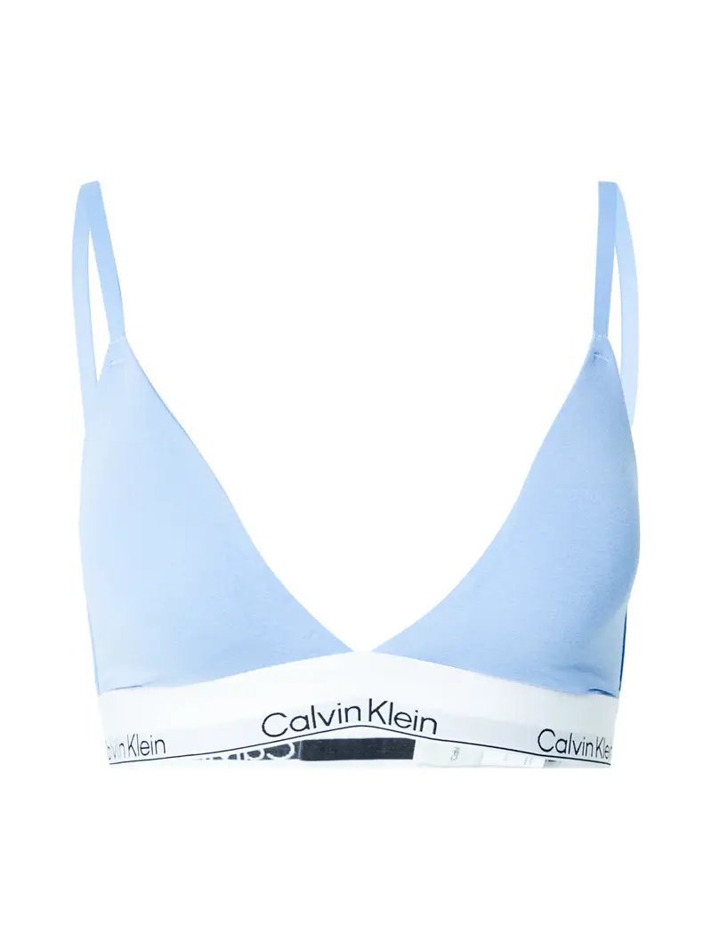 Reggiseno blu pastello / nero / bianco