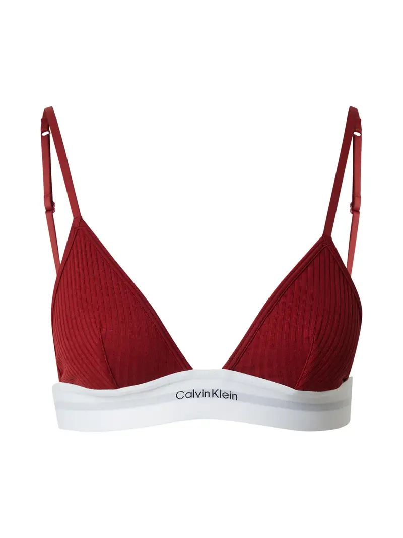 Reggiseno bordeaux / bianco