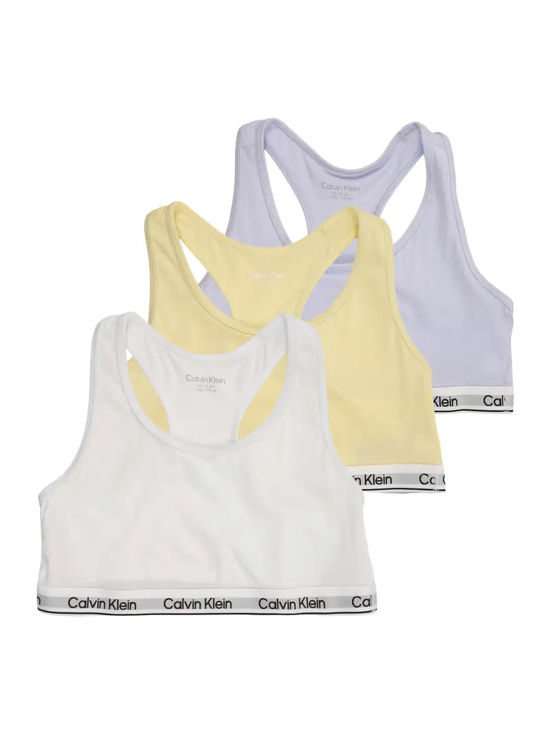 Reggiseno giallo / lavanda / nero / bianco