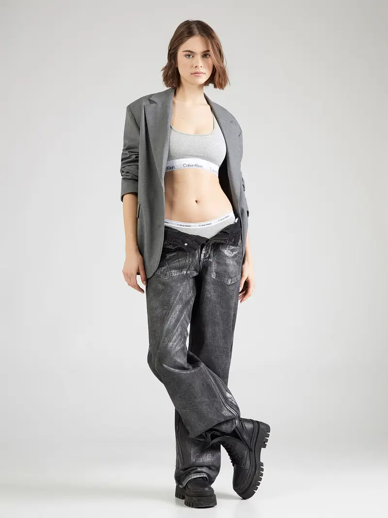 Reggiseno grigio chiaro / aragosta / nero / bianco miniatura 3