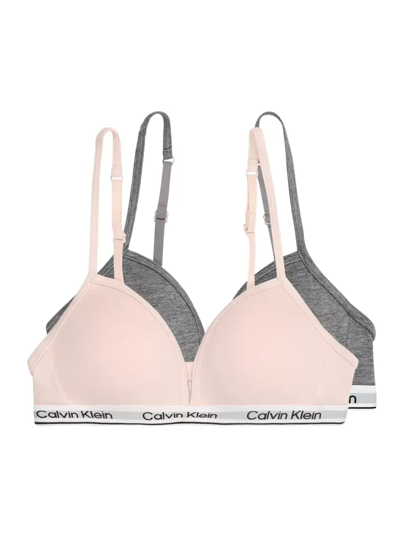 Reggiseno grigio chiaro / grigio scuro / rosa / bianco
