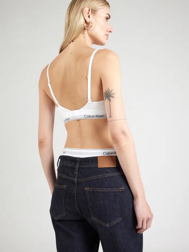 Reggiseno grigio chiaro / nero / bianco miniatura 2