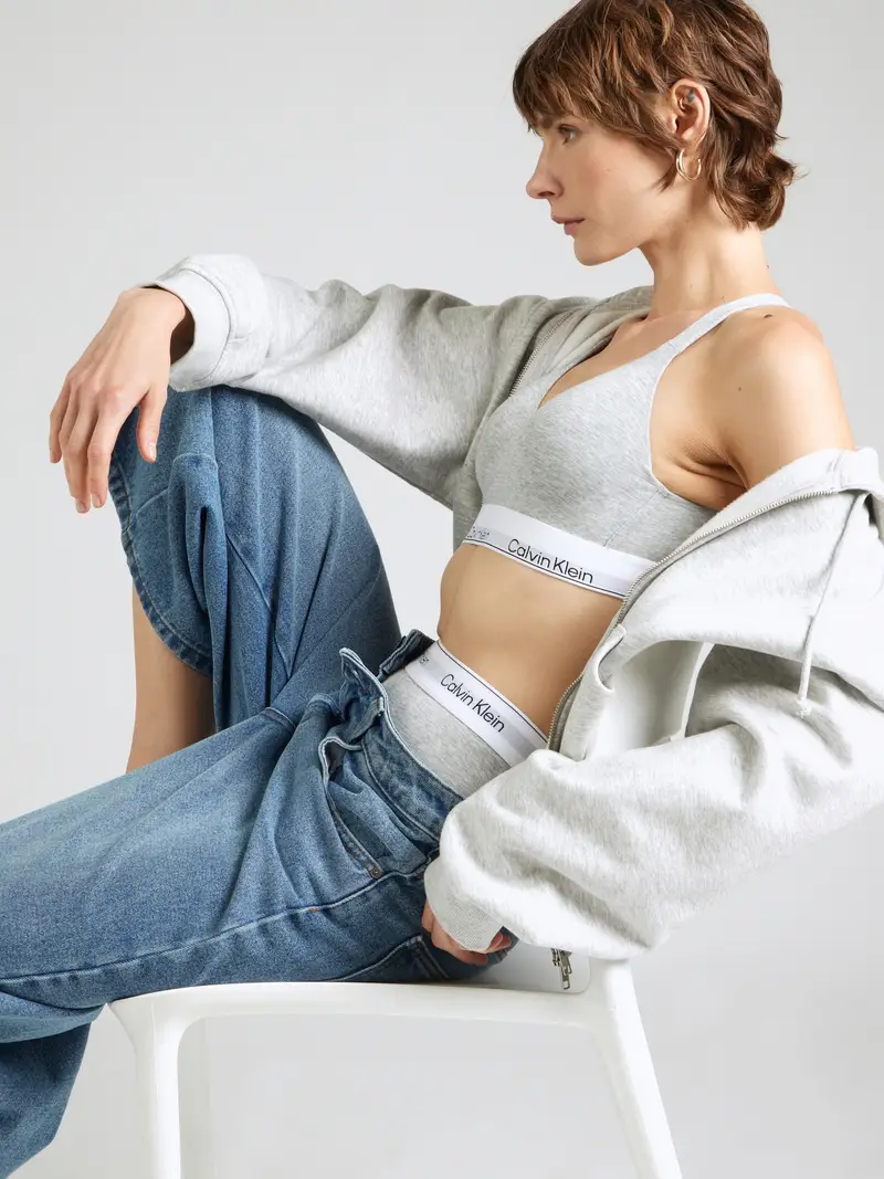 Calvin Klein Underwear Reggiseno grigio / nero / bianco miniatura 3