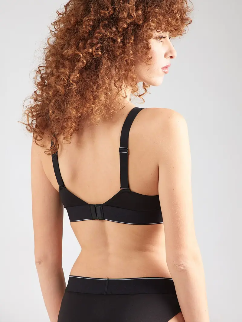 Reggiseno grigio / nero / bianco miniatura 2