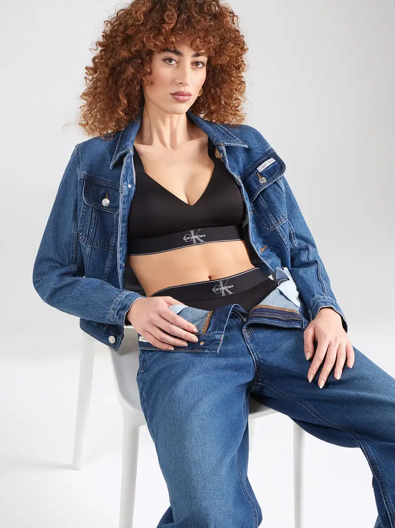 Reggiseno grigio / nero / bianco miniatura 3