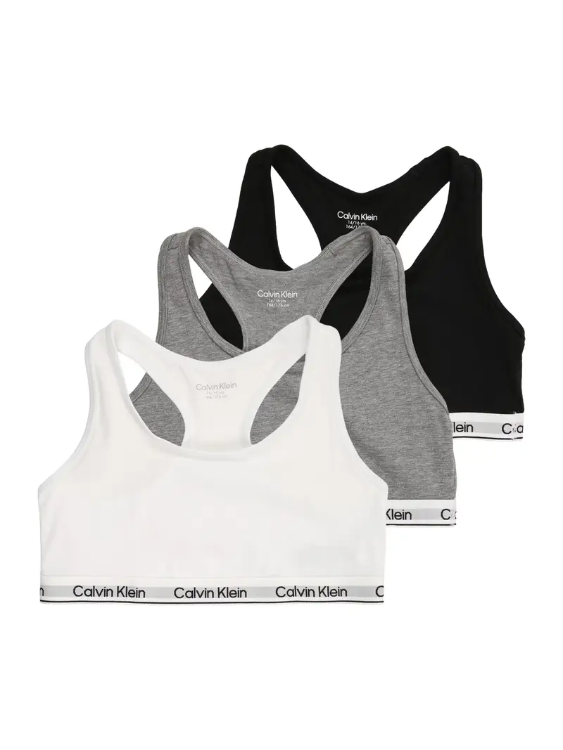 Reggiseno grigio sfumato / nero / bianco