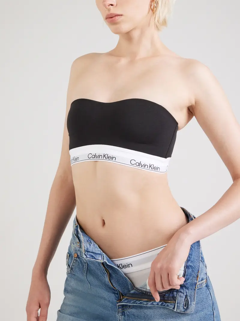 Calvin Klein Underwear Reggiseno nero / bianco miniatura 2