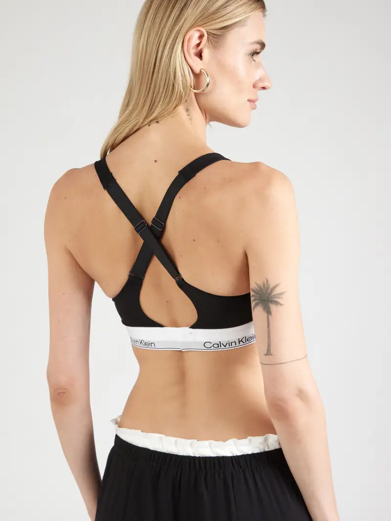 Reggiseno nero / bianco miniatura 2