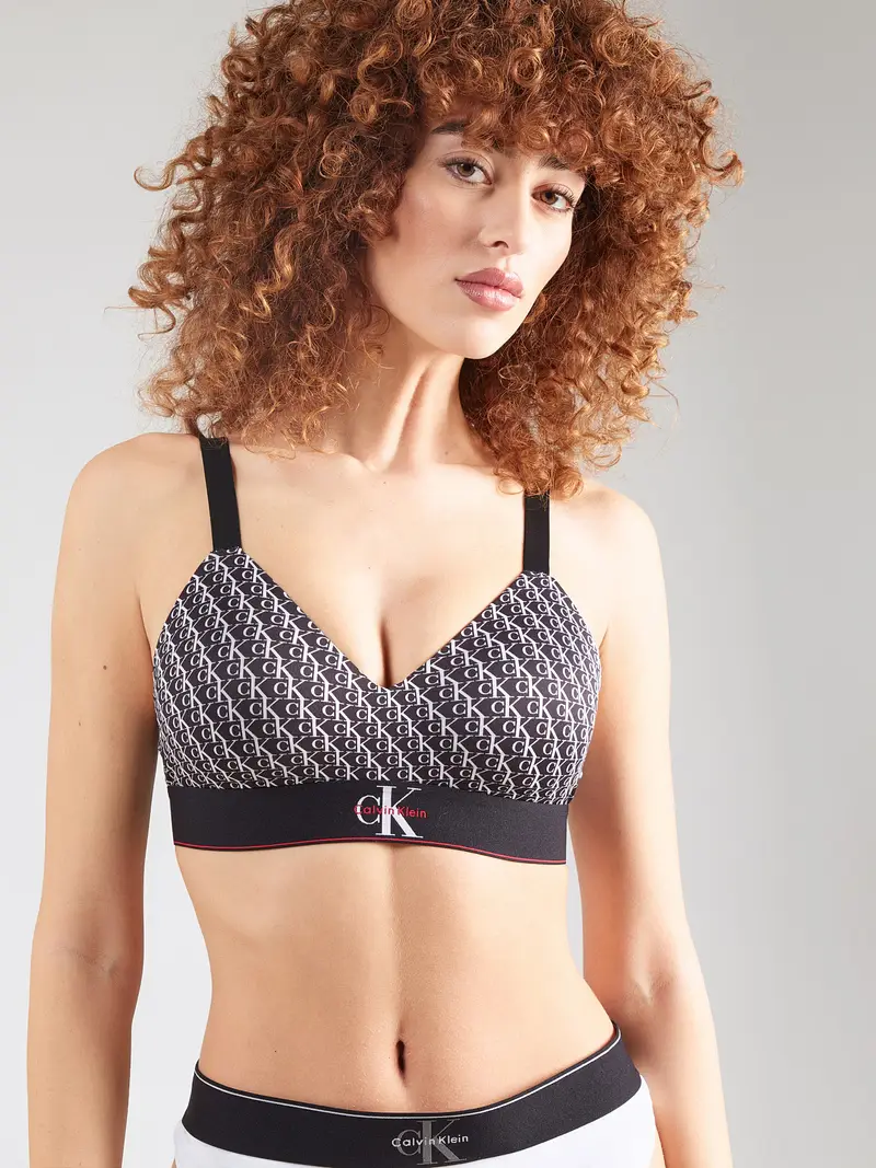 Reggiseno nero / bianco miniatura 2