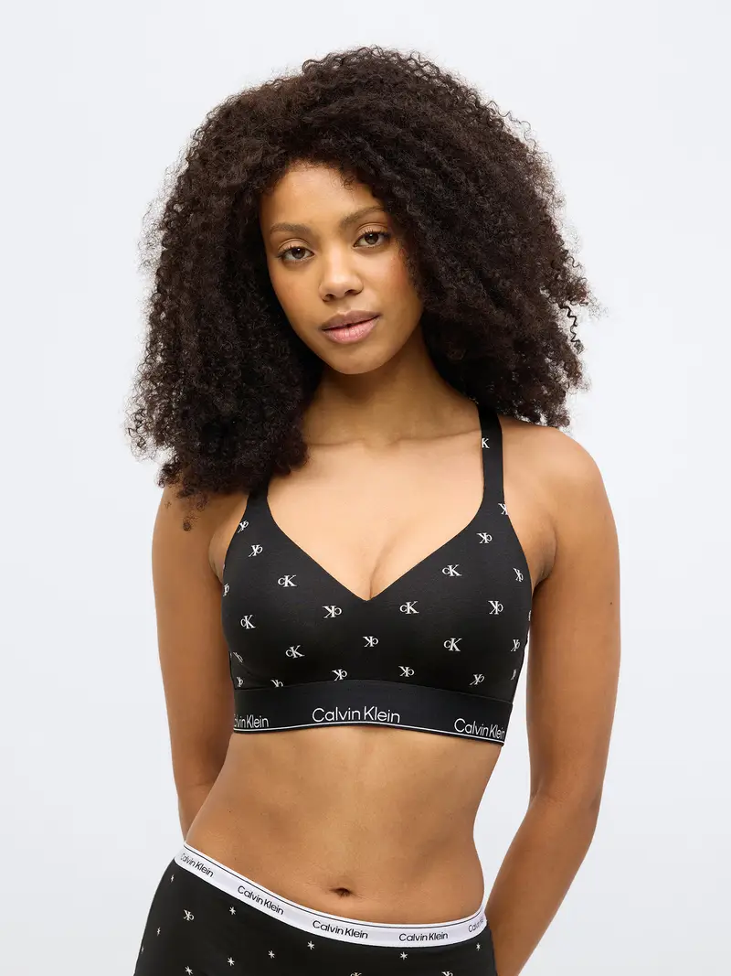 Reggiseno nero / bianco miniatura 2