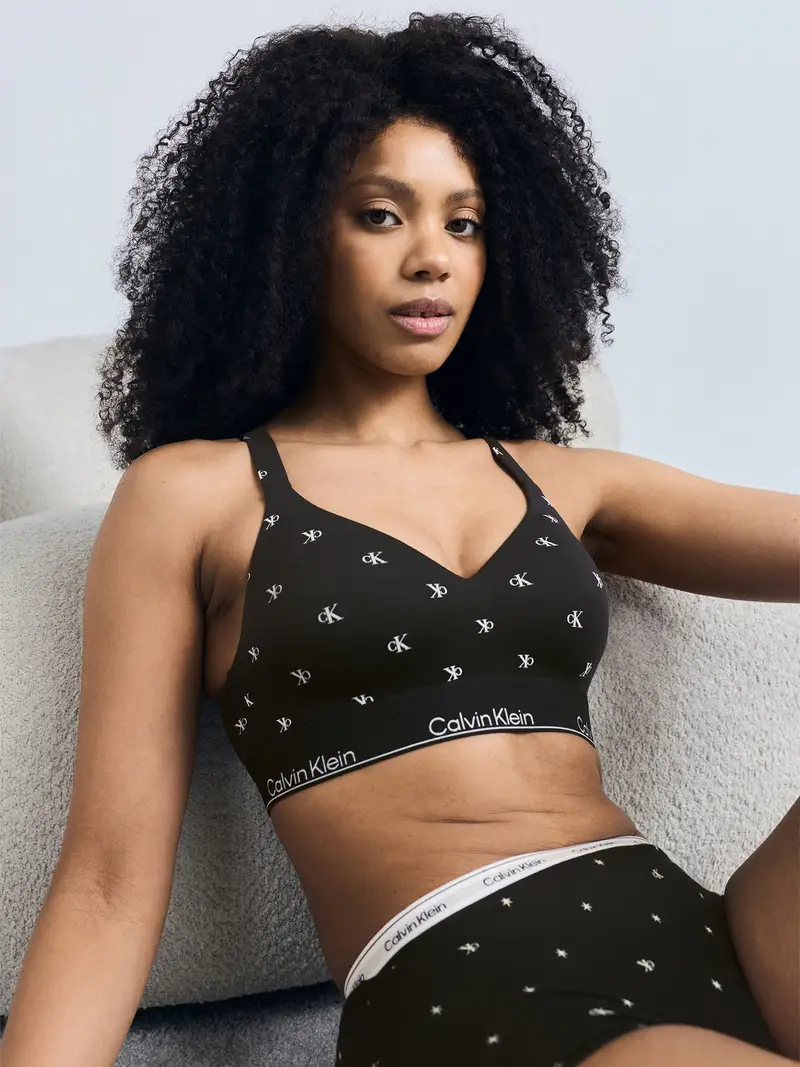 Reggiseno nero / bianco miniatura 3