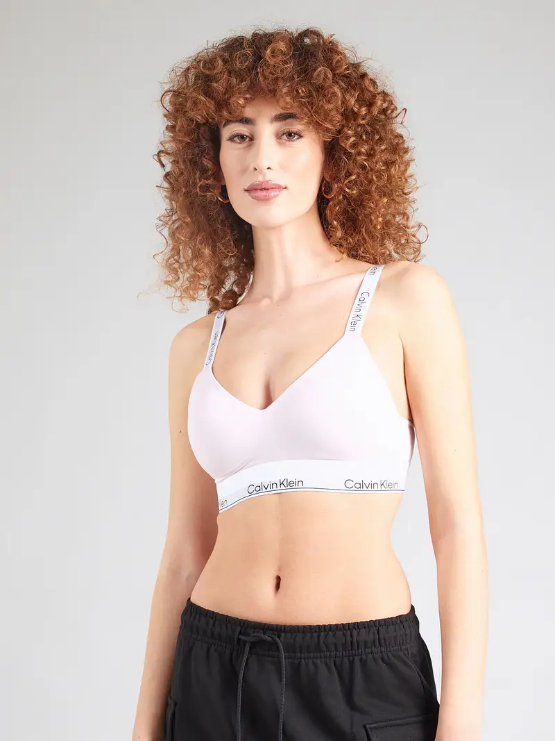 Reggiseno rosa pastello / nero / bianco miniatura 2