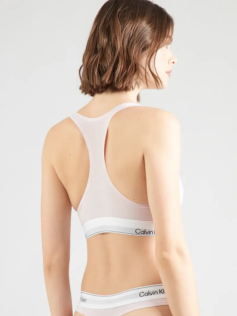 Reggiseno rosa pastello / nero / bianco miniatura 2