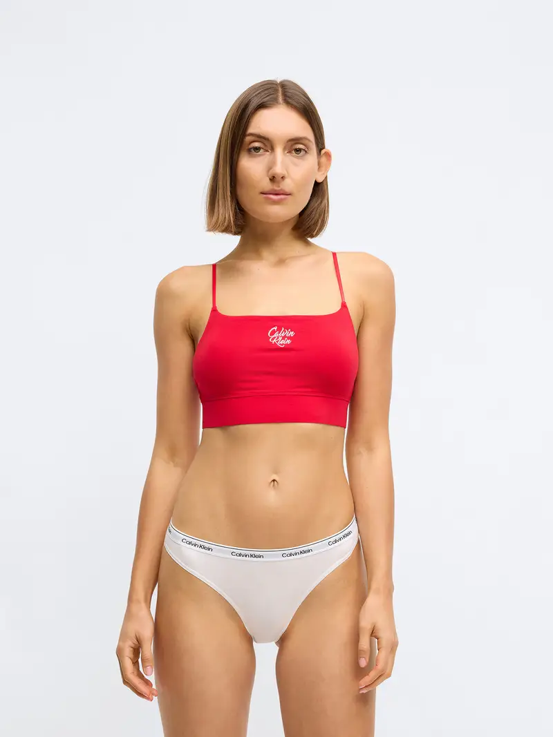 Reggiseno rosso / bianco miniatura 3
