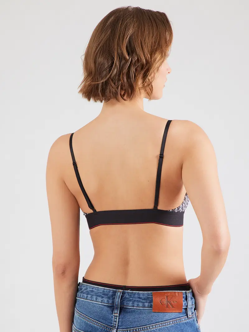 Reggiseno rosso / nero / bianco miniatura 2