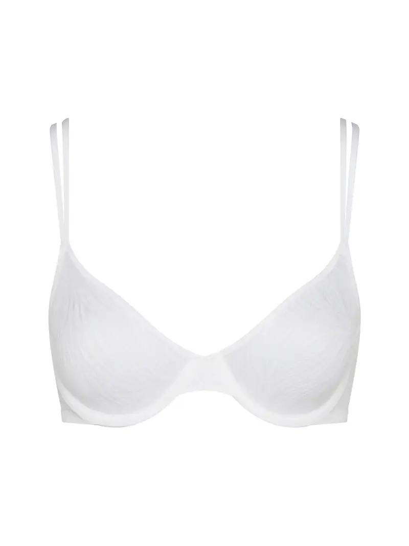 Calvin Klein Underwear Reggiseno 'Sheer Marquisette'  bianco