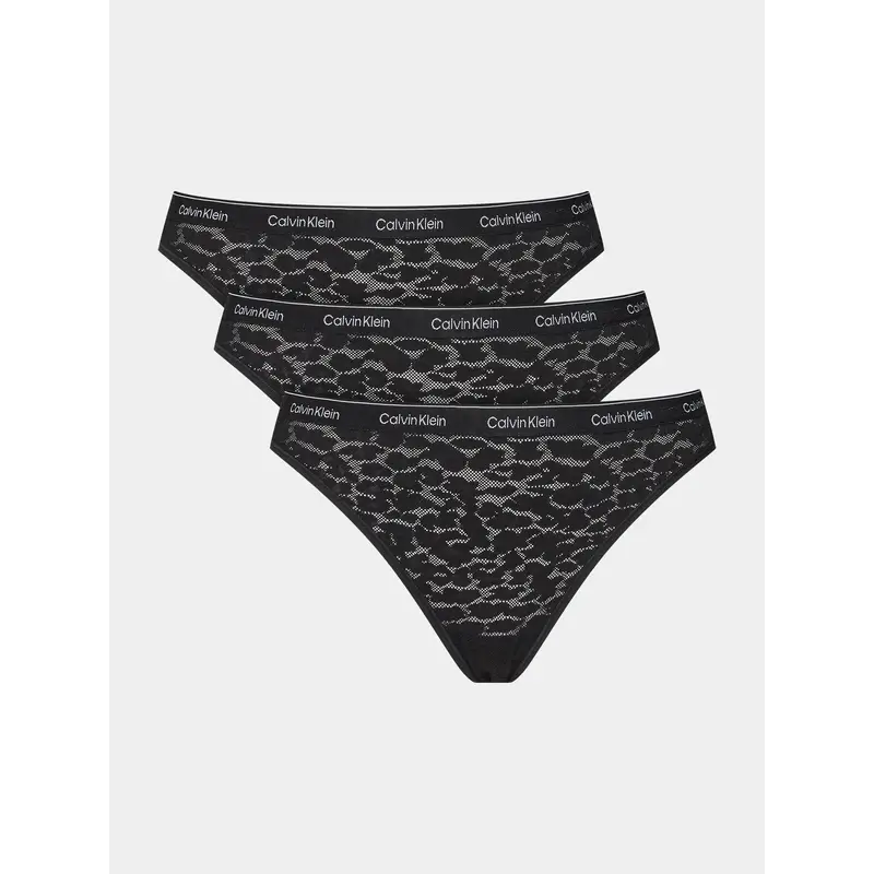 Set di 3 culotte classiche 000QD5069E Nero