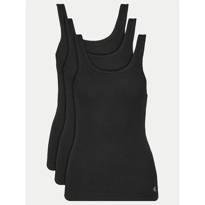 Set di 3 top LV00QS7493 Nero Regular Fit