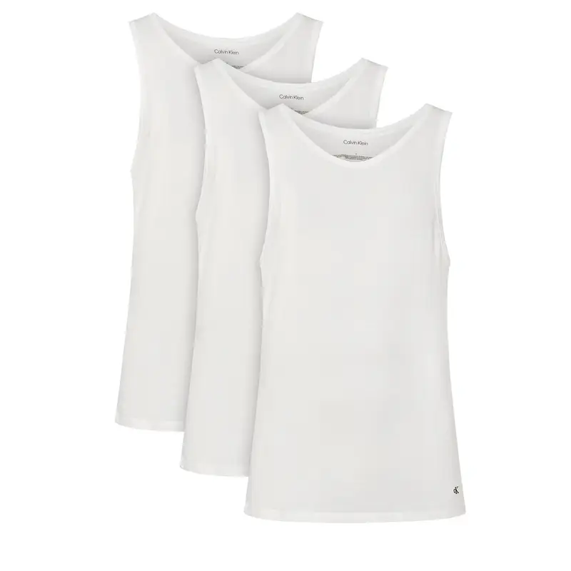 Set di canotte Tank 3Pk LV00NB4184 Bianco Slim Fit