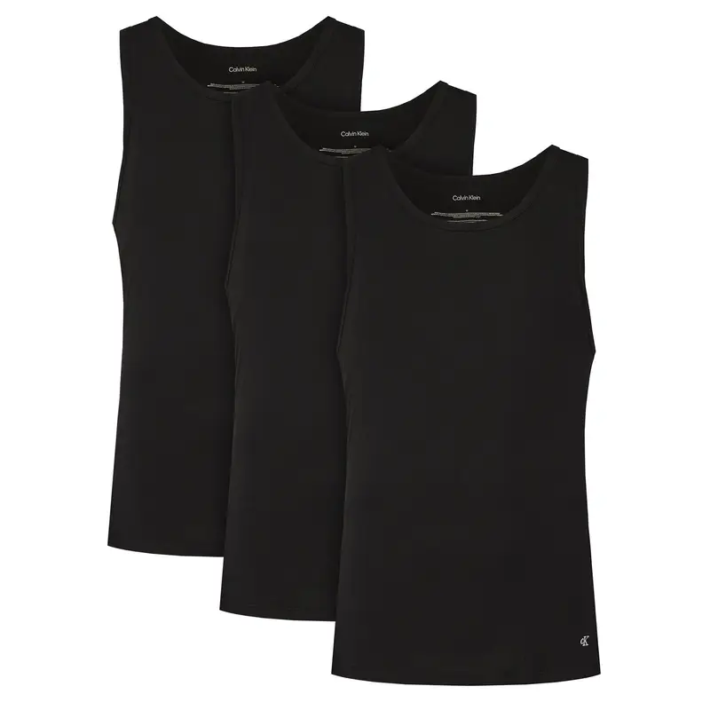 Set di canotte Tank 3Pk LV00NB4184 Nero Slim Fit