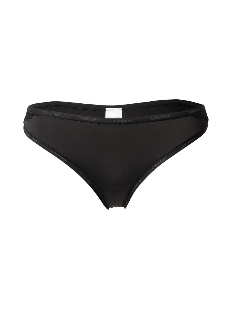 Calvin Klein Underwear String 'Attraction'  grigio / nero