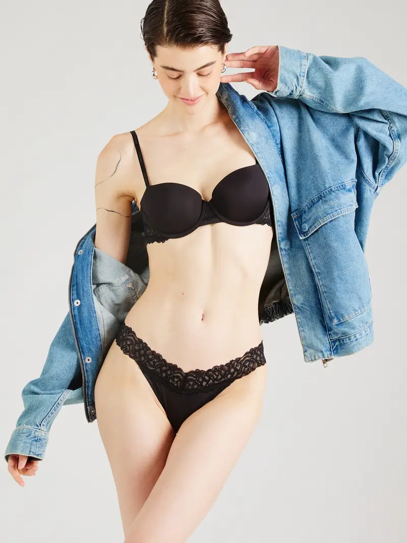 Calvin Klein Underwear String 'Attraction'  nero miniatura 3